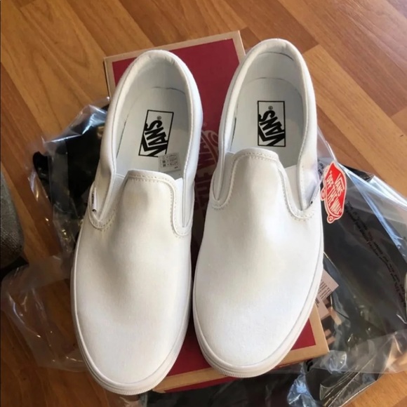 white vans size 9.5